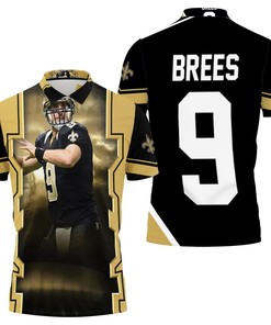 Drew Brees New Orleans Saints Cloud 3D All Over Print Polo Shirt