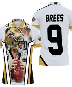 Drew Brees New Orleans Saints Picture Super Bowl Champion Polo Shirt All Over Print Shirt 3d T-shirt