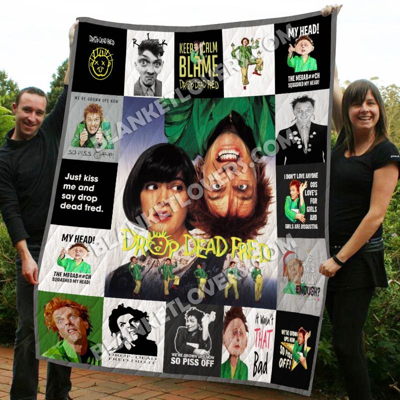 Drop Dead Fred Collection Quilt Blanket Bedding Set