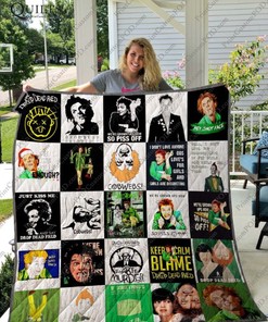 Drop Dead Fred Just Kiss Me And Say Quilt Blanket Bedding Set