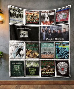 Dropkick Murphys Album Quilt Blanket