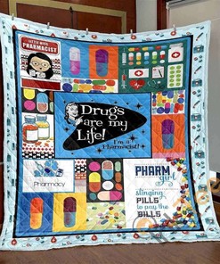 Drugs Are My Life Quilt Blanket And Bedding Set