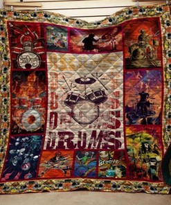 Drummer Quilt Blanket Bedding Set for Home Décor