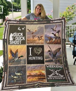 Duck Hunting Duck Duck Shoot Hunting Quilt Blanket Bedding Set