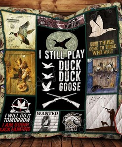 Duck Hunting Quilt Blanket Bedding Set for Home Décor