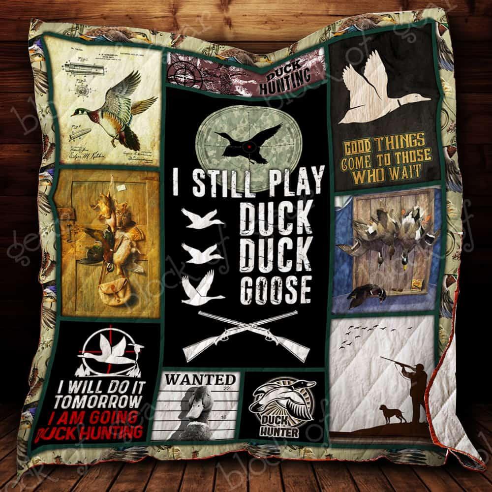 Duck Hunting Quilt Blanket Bedding Set for Home Décor