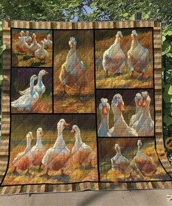 Duck Quilt Blanket Bedding Set