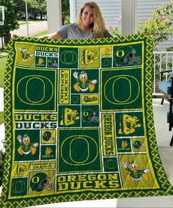 Ducks Ncaa Oregon Ducks Combined Great Quilt Blanket Bedding Set