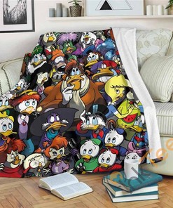 Ducktales Sherpa Fleece Blanket Gifts for Family, for Couple