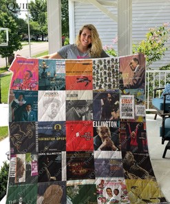 Duke Ellington Albums For Fans Collection Quilt Blanket Bedding Set