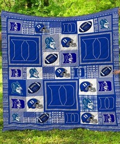 Duke Ncaa Depaul Blue Demons Collection Collected Quilt Blanket