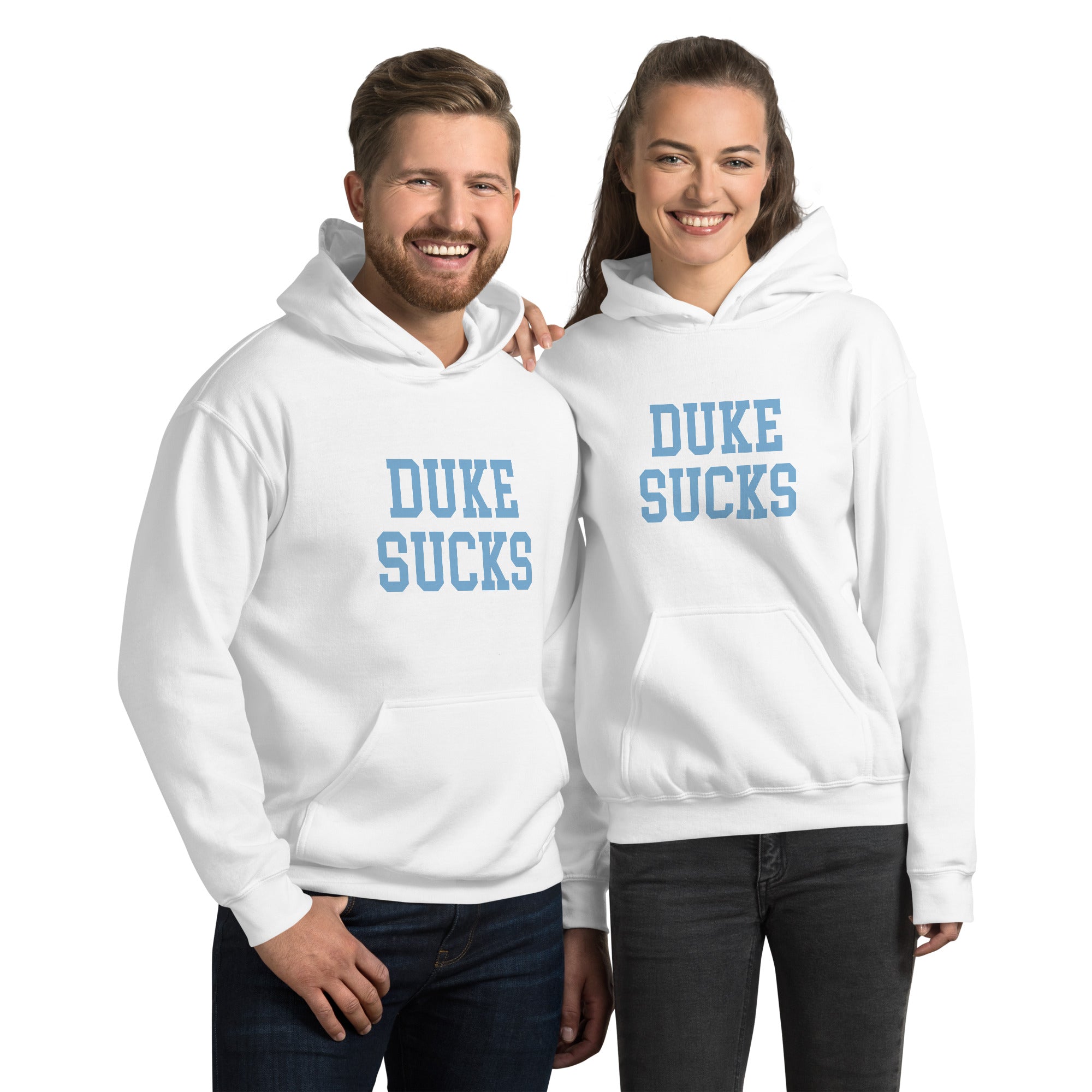 Duke Sucks North Carolina Rivalry Hoodie Sweatshirt Shirt - Image 2