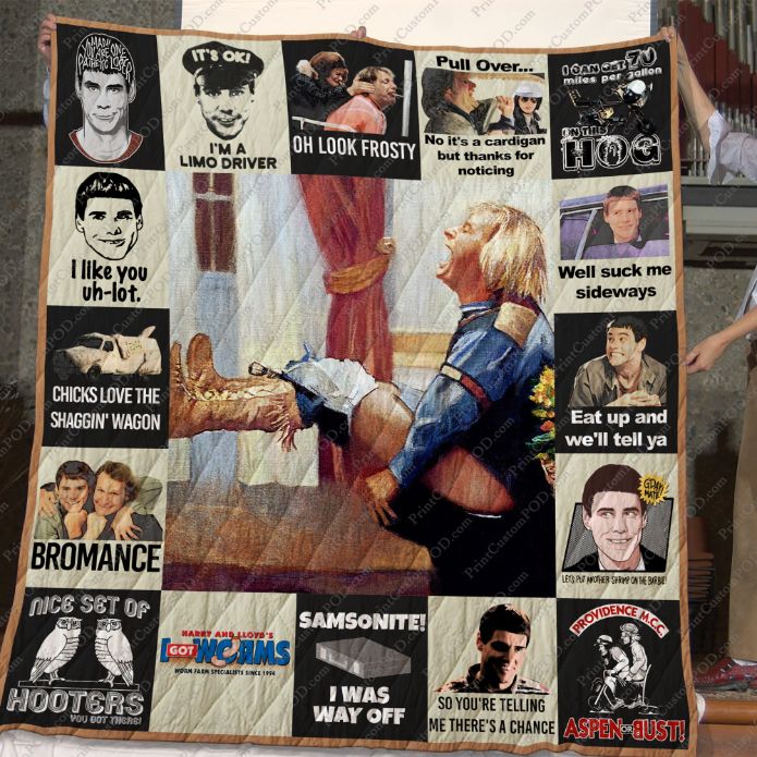 Dumb And Dumber Jim Carrey Movies Collection Collection Quilt Blanket
