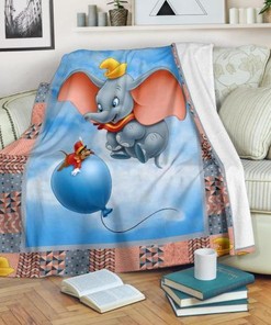 Dumbo Elephant Quilt Blanket Bedding Set for Home Décor