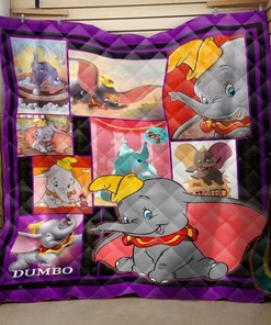 Dumbo Love Collection Quilt Blanket Bedding Set