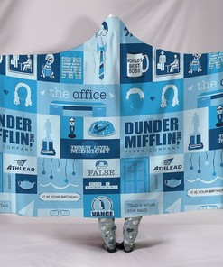 Dunder Mifflin Company The Office Quilt Blanket Bedding Set