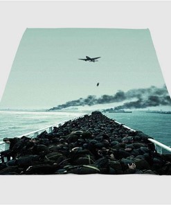 Dunkirk Best Scene Sherpa Fleece Blanket Gifts for Family, for Couple
