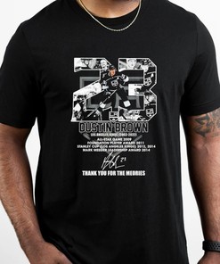 Dustin Brown Los Angeles Kings 2003 2022 Thank You For The Memories T-Shirt