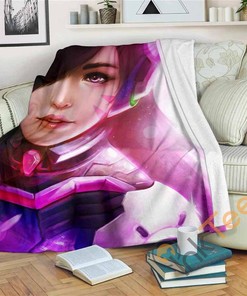 D.va Sherpa Fleece Blanket Gifts for Family, for Couple