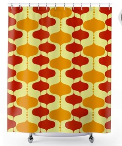 EAMES CENTURY Mid Century Modern Shower Curtain MCM Bathroom, Modernist, Retro Bathroom, Bathroom Décor, Century Modern, Mod Vintage