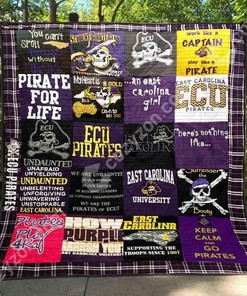 ECU Pirates Quilt Blanket Bedding Sets for Home Décor