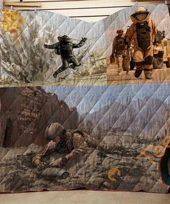 EOD Tech Appreciation Quilt Blanket Bedding Set with 2 Pillowcases