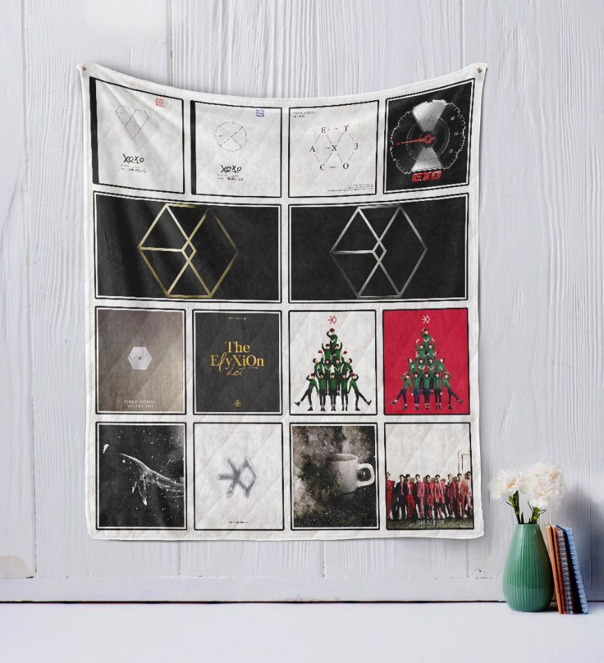 EXO Quilt Blanket Bedding Set for Home Décor