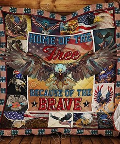 Eagle Quilt Blanket Bedding Set With Pilliwcases Option