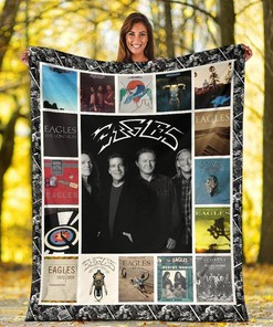 Eagles Band Music Sherpa Fleece Blanket Gifts for Family, for Couple