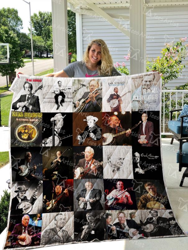Earl Scruggs 5-String BandCollection Quilt Blanket