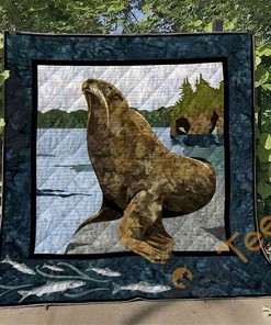 Earless Seal Quilt Blanket Bedding Set
