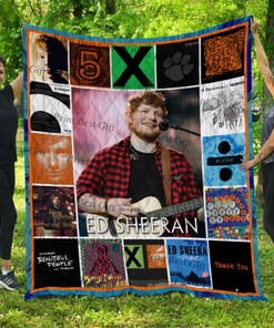 Ed Sheeran Cover Poster Quilt Blanket Bedding Set
