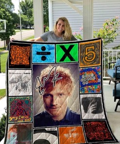 Ed Sheeran Lyrics Combined Quilt Blanket Bedding Set