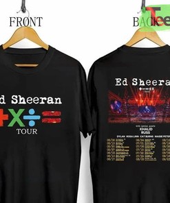 Ed Sheeran Mathematics 2023 Tour 2 Sides Print Favorite T-Shirt