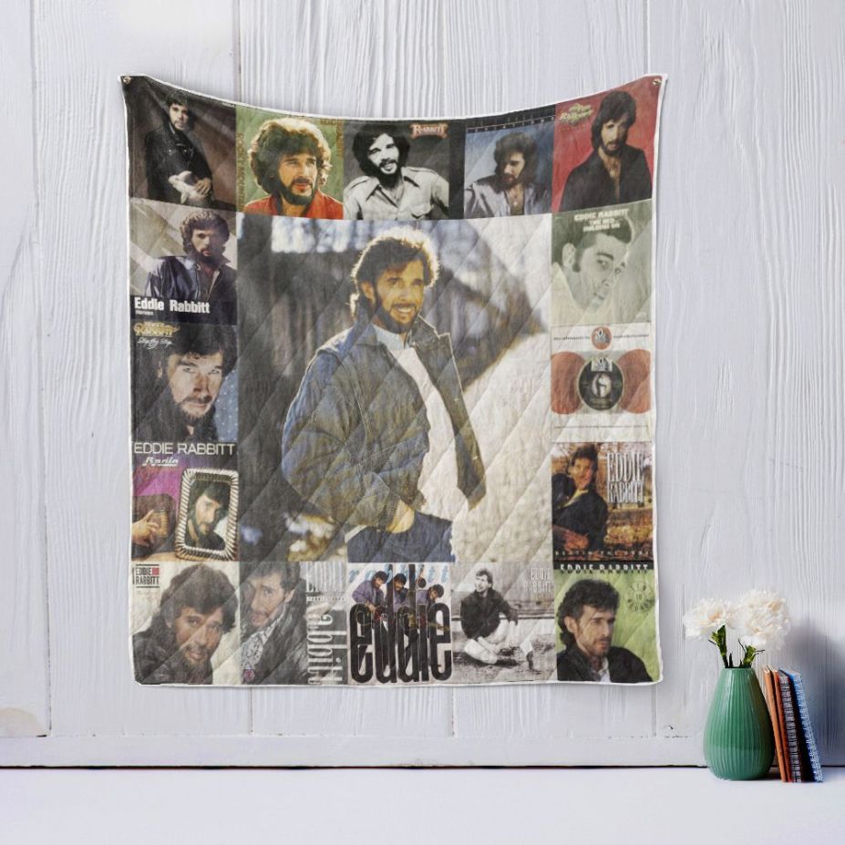 Eddie Rabbitt Quilt Blanket Bedding Set for Home Décor