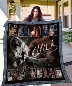 Eddie Van Halen Legend Rock Van Halen Quilt Blanket Bedding Set