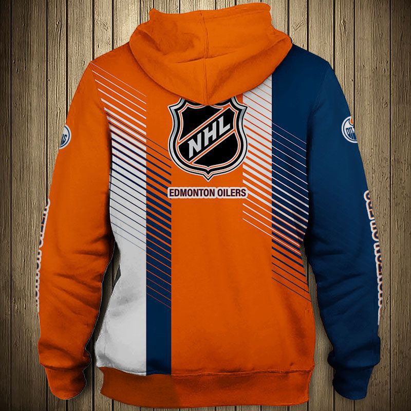 Edmonton Oilers Hoodie 3D Cute Design Pullover Nhl - Image 2