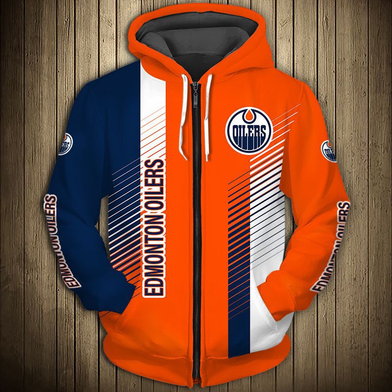 Edmonton Oilers Hoodie 3D Cute Design Pullover Nhl - Image 3