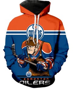 Edmonton Oilers Hoodie 3D Ultra-Cool Long Sleeve Gift for Fans