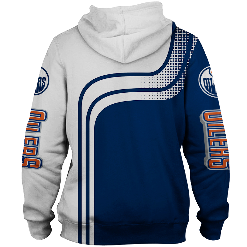 Edmonton Oilers Zipper Hoodie Zip Hoodie Pullover Gift for Fans - Image 3
