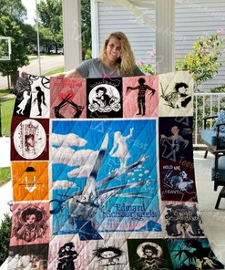 Edward Scissorhands Halloween Movie Quilt Blanket Bedding Set