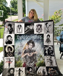 Edward Scissorhands Poster Quilt Blanket Bedding Set