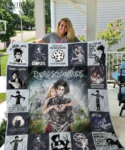 Edward Scissorhands Qoutes Quilt Blanket Bedding Set