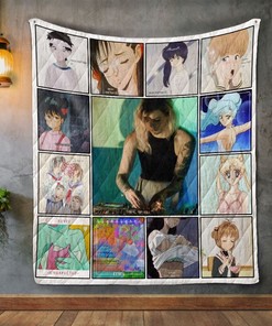 Eevee Album Fanart Quilt Blanket Bedding Set for Home Décor