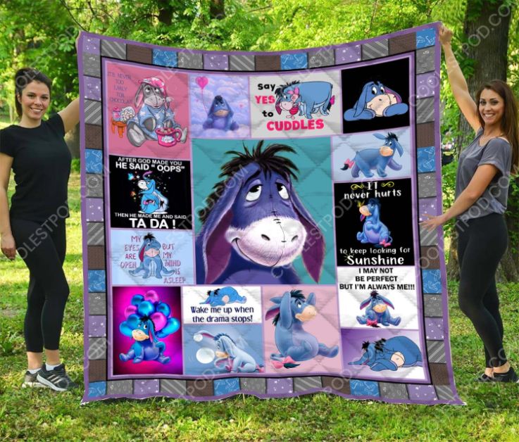 Eeyore Winnie-the-Pooh Quilt Blanket Bedding Set