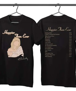 Eilish Happier 2022 Happier Than Ever World Tour T-Shirt