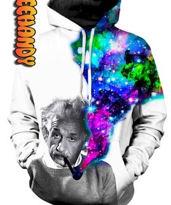 Einstein Puffs 3D Hoodie