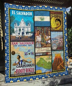 El Salvador Quilt Blanket Bedding Set