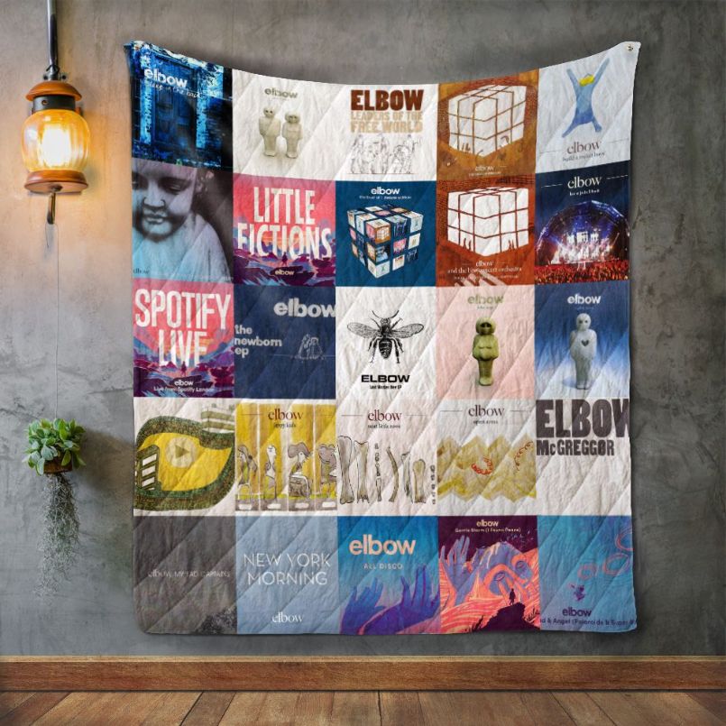 Elbow Album Quilt Blanket Bedding Set for Home Décor