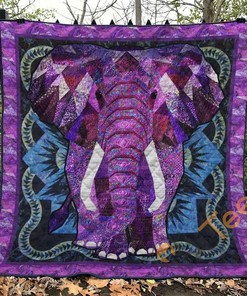 Elephant 3 Quilt Blanket Bedding Set